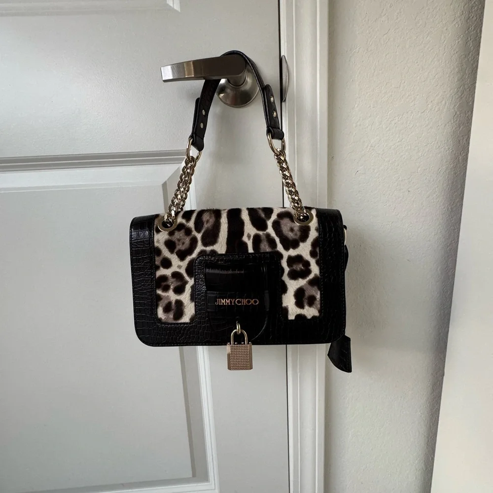 Jimmy Choo Pony Hair Shoulder Bag
